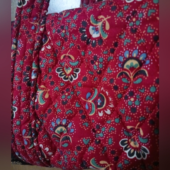 Vera Bradely Collette Red (Fall 1995) Handbag - Picture 6 of 7